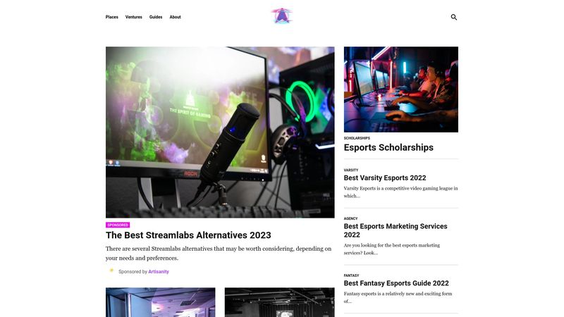 A screenshot of https://adventory.gg/