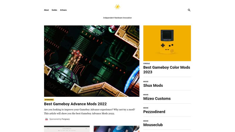 A screenshot of https://artisanity.io/